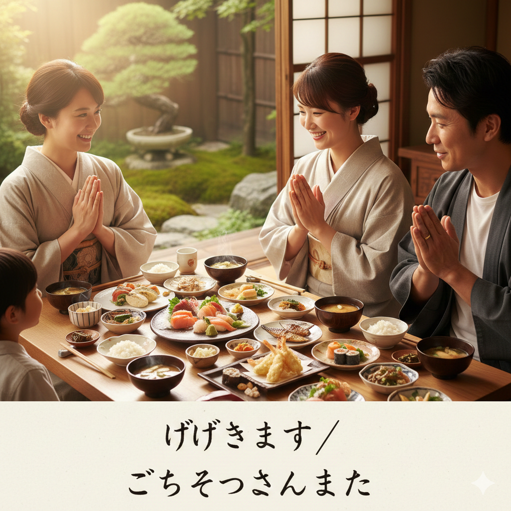 Japanese Thank You for the Meal